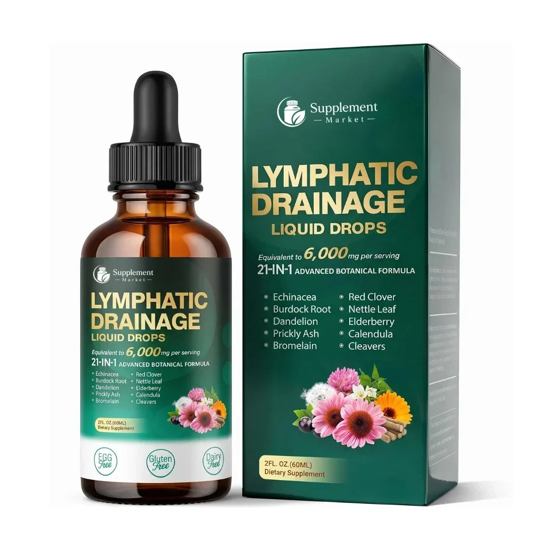 Lymphatic Support Drops 21-Ingredient Botanical Liposomal Liquid