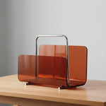 Magazine Holder Acrylic Space-Saving Modern Silhouette