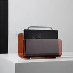 Magazine Holder Acrylic Space-Saving Modern Silhouette