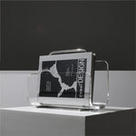 Magazine Holder Acrylic Space-Saving Modern Silhouette