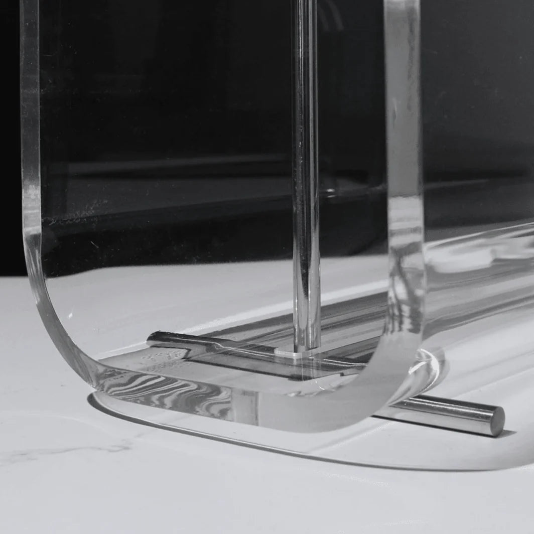 Magazine Holder Acrylic Space-Saving Modern Silhouette