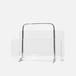 Magazine Holder Acrylic Space-Saving Modern Silhouette