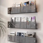 Magazine Holder Acrylic Wall-Mounted Space-Saving Storage