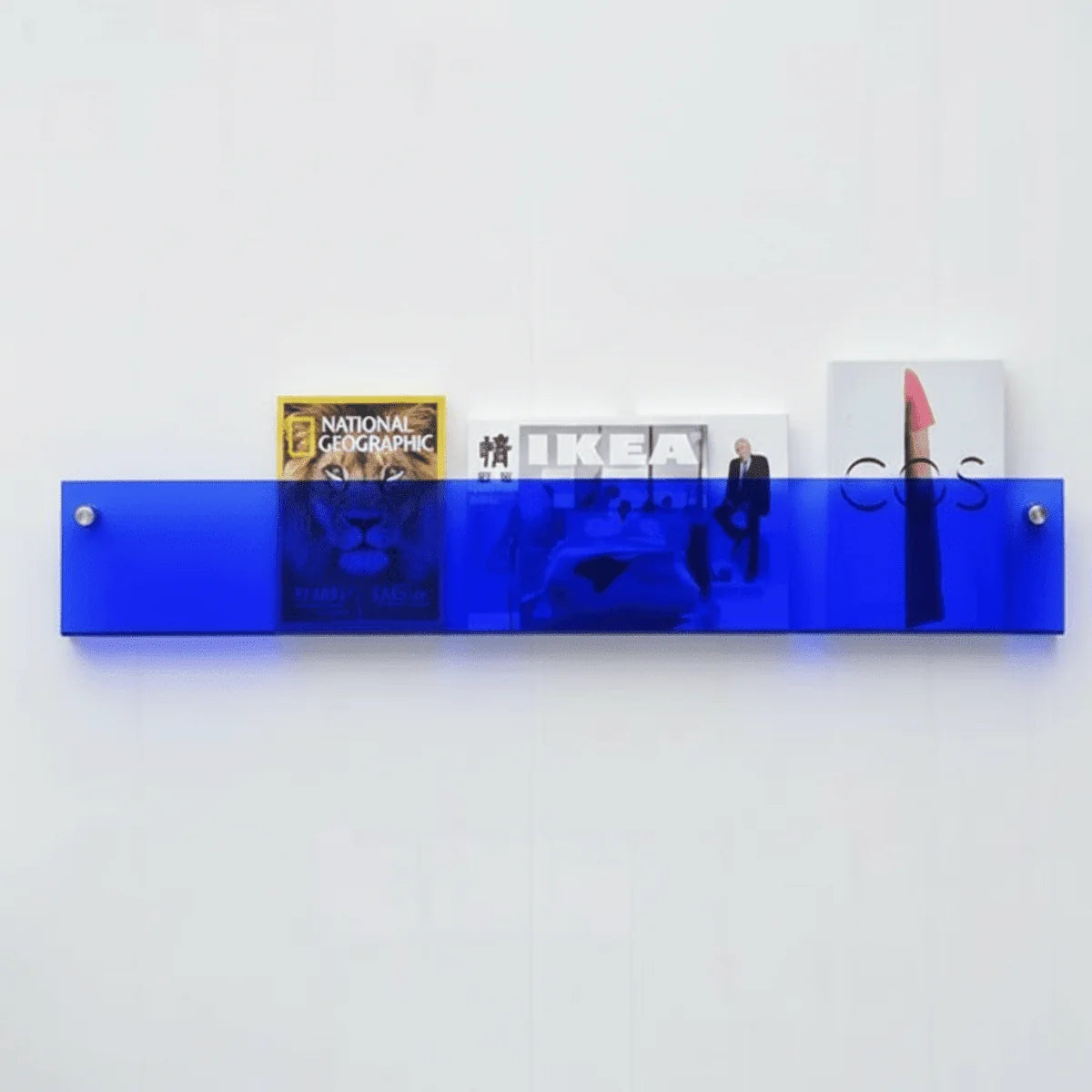 Magazine Holder Acrylic Wall-Mounted Space-Saving Storage