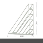 Magazine Rack Iron Triangle Wall-Mounted