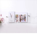 Magazine Shelf Wall-Mounted Clear Acrylic Space-Saving
