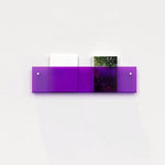 Magazine Shelf Wall-Mounted Clear Acrylic Space-Saving