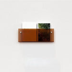 Magazine Shelf Wall-Mounted Clear Acrylic Space-Saving
