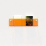 Magazine Shelf Wall-Mounted Clear Acrylic Space-Saving
