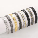 Magnetic Bracelet Stainless Steel Integrated Magnets Rust-Resistant