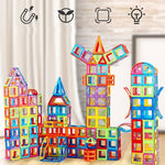 Magnetic Building Blocks Colorful Creative Construction Set Ages 4+