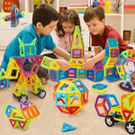 Magnetic Building Blocks Colorful Easy-Connect Pieces
