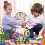 Magnetic Building Blocks Colorful Easy-Connect Pieces