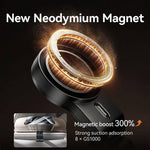 Magnetic Phone Holder 360° Rotating Spring-Loaded Clamp