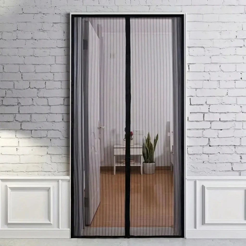 Magnetic Screen Door Self-Closing Tool-Free Installation Insect Protection