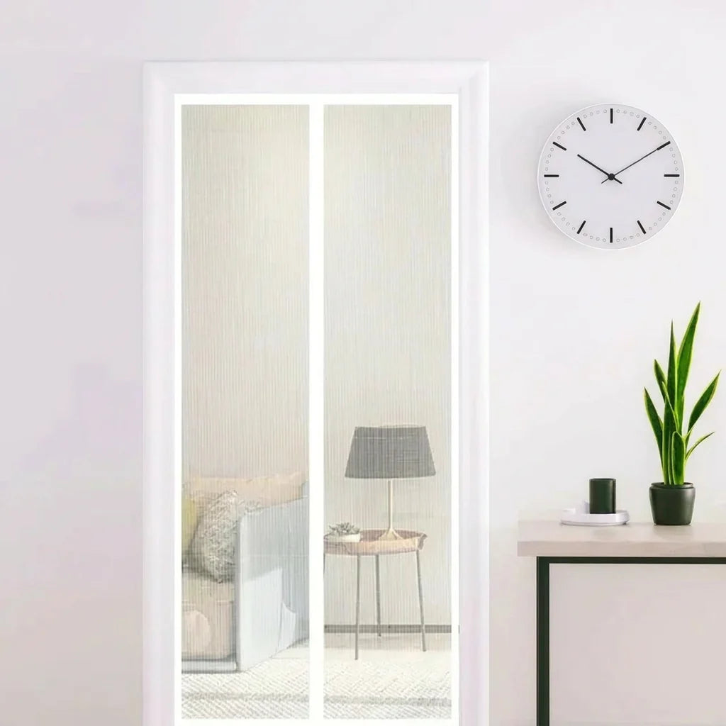 Magnetic Screen Door Self-Closing Tool-Free Installation Insect Protection