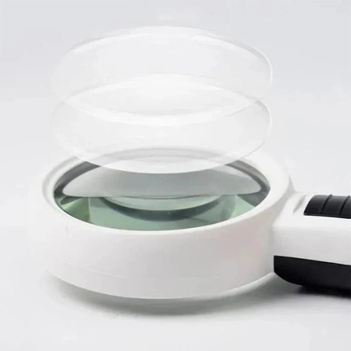 Magnifying Glass 30x LED Light Scratch-Resistant Lens