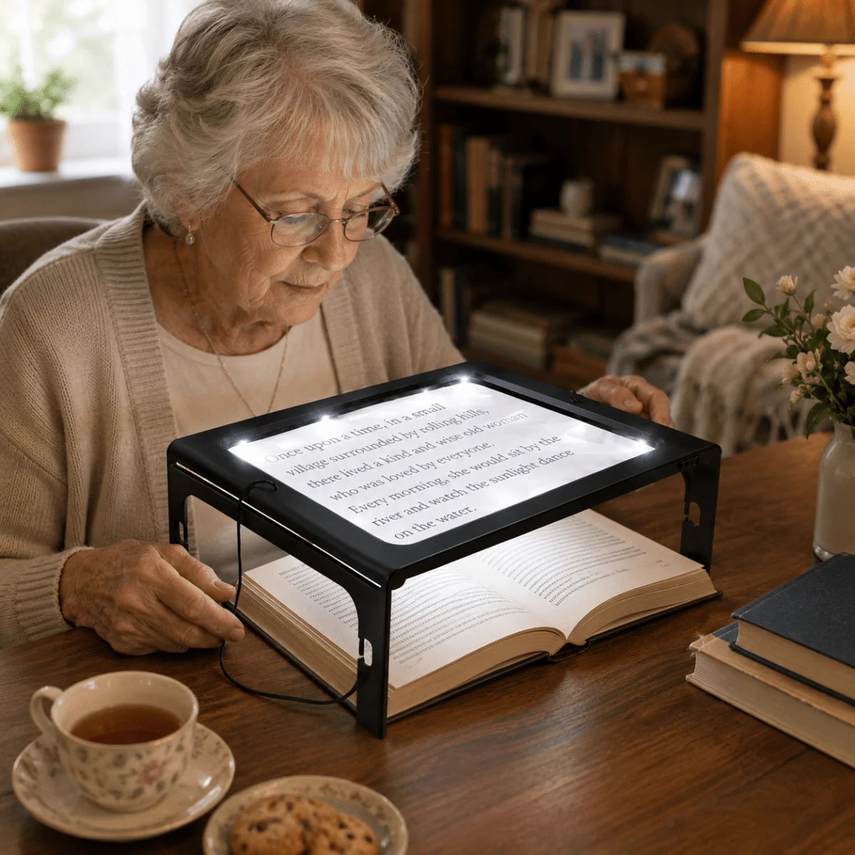 Magnifying Glass Hands-Free 3x With LED Light