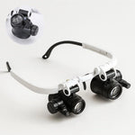 Magnifying Glasses Interchangeable Lenses Built-In LED Lights