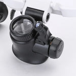 Magnifying Glasses Interchangeable Lenses Built-In LED Lights