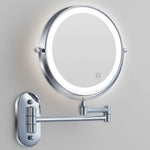 Magnifying Mirror LED Adjustable Brightness 3x–10x Rechargeable Cordless
