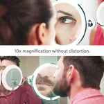 Magnifying Mirror LED Lights 10x Magnification