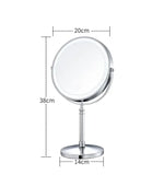 Makeup Mirror Dual-Sided 10x Magnification LED USB Rechargeable