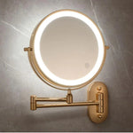 Makeup Mirror LED Rechargeable Magnifying】【。