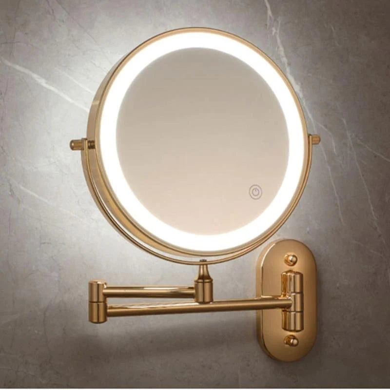 Makeup Mirror LED Rechargeable Magnifying】【。