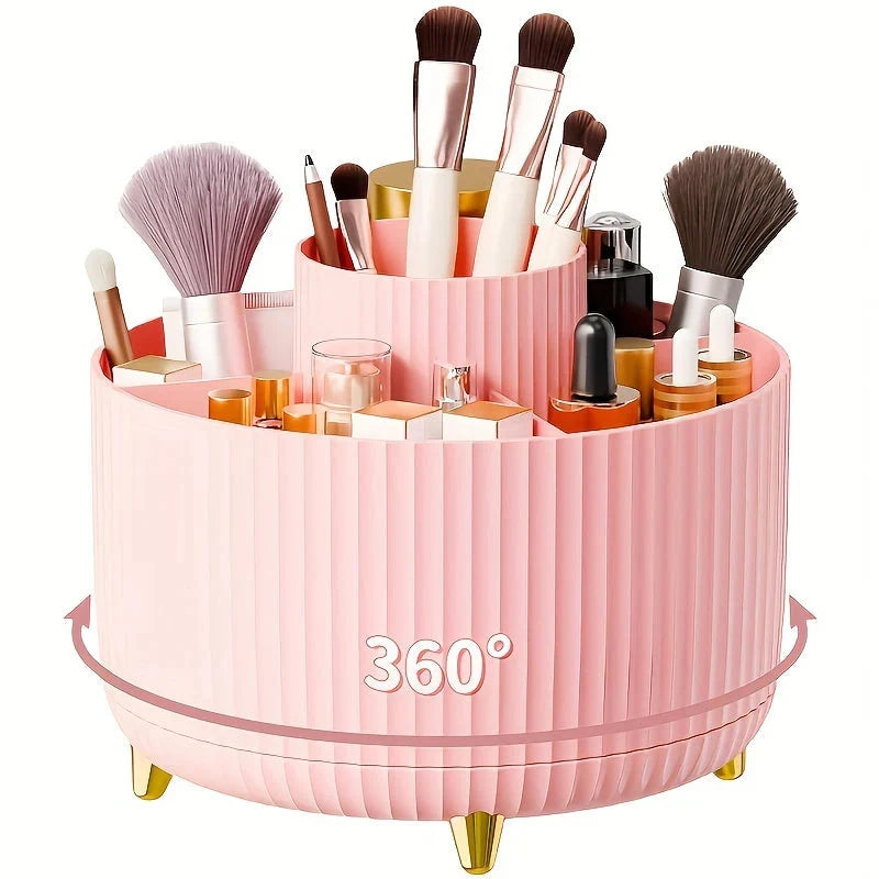 Makeup Organizer 360° Rotating Acrylic Storage