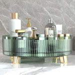 Makeup Organizer 360° Rotating Clear Plastic Space-Saving