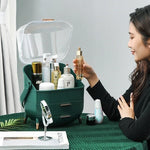 Makeup Organizer Adjustable Compartments Travel-Friendly Makeup Jewelry & Accessories Storage