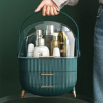 Makeup Organizer Adjustable Compartments Travel-Friendly Makeup Jewelry & Accessories Storage
