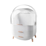 Makeup Organizer Adjustable Compartments Travel-Friendly Makeup Jewelry & Accessories Storage