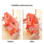Makeup Organizer Foldable ABS Single-Tier Storage Box