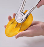 Mango Slicer Stainless Steel Ergonomic Handle & Non-Slip Grip
