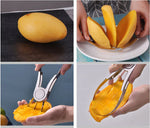 Mango Slicer Stainless Steel Ergonomic Handle & Non-Slip Grip