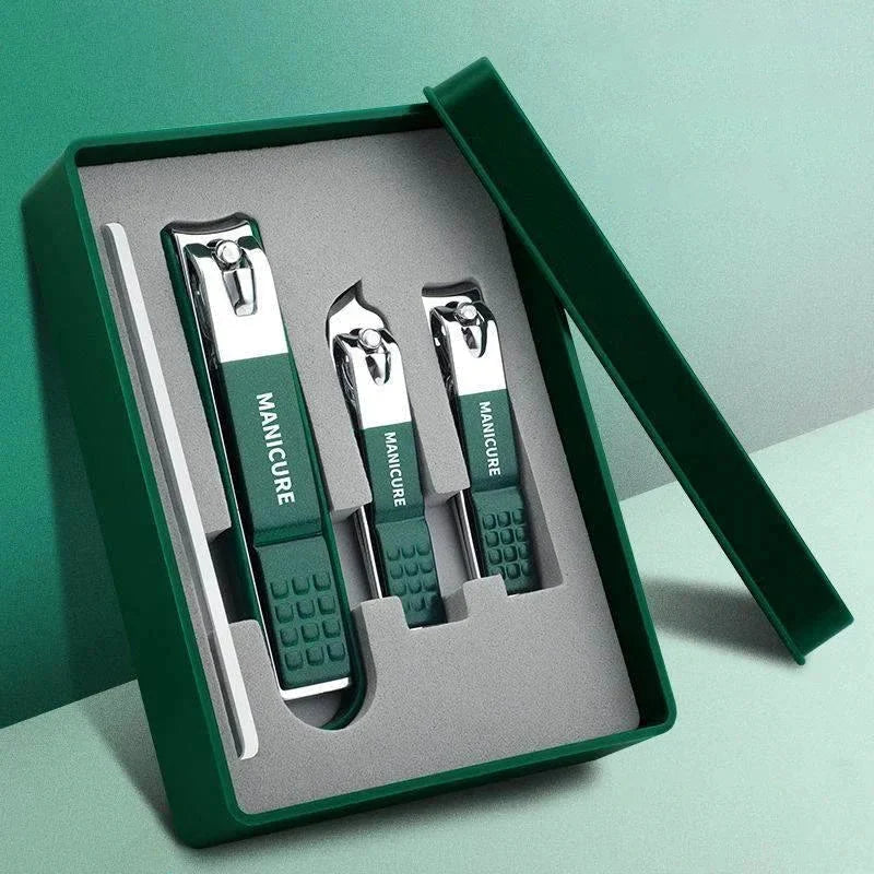 Manicure & Pedicure Set Stainless Steel Non-Slip Grip