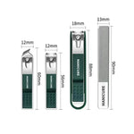Manicure & Pedicure Set Stainless Steel Non-Slip Grip