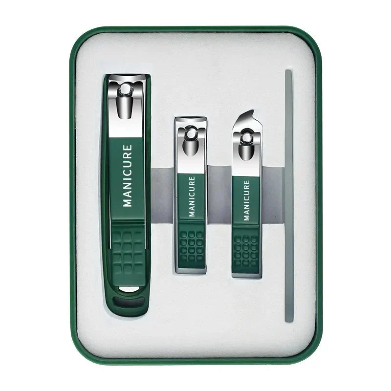 Manicure & Pedicure Set Stainless Steel Non-Slip Grip