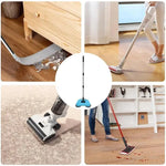 Manual Broom 2-in-1 Rotating Brush & Mop