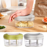 Manual Food Chopper Hand-Powered Compact Multi-Ingredient Prep Tool