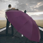 Manual Umbrella 130 cm Canopy Windproof & Water-Repellent