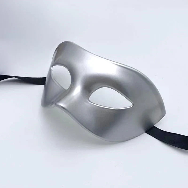 Masquerade Mask Adjustable Strap Smooth Finish Wipe-Clean Surface