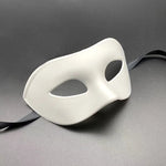 Masquerade Mask Adjustable Strap Wipe-Clean Finish