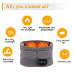 Massage Belt Red Light & Vibration USB Rechargeable