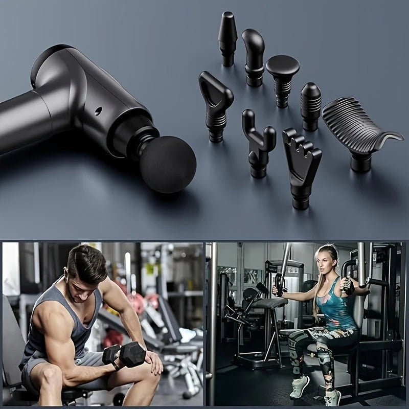Massage Gun Cordless 30 Speeds & 10 Heads