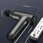 Massage Gun Cordless Rechargeable 30 Speeds 10 Attachments