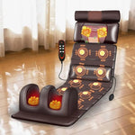 Massage Mat Full-Body Heat, Vibration & Kneading Foldable