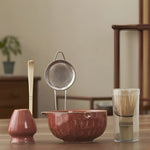 Matcha Tea Set Ceramic Bowl Set of 5